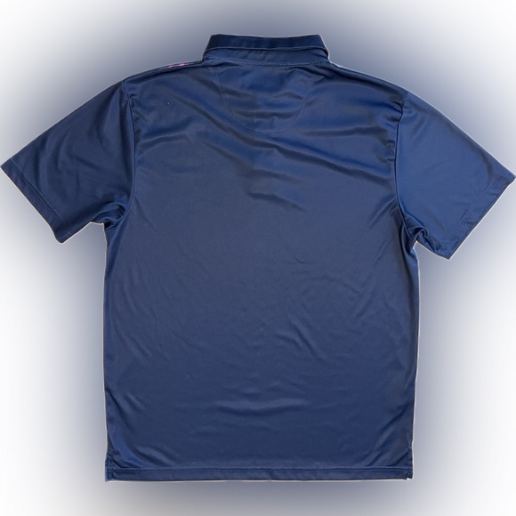 🏌️‍♂️⛳️PGA Tour Pro Series Mens Size L Navy+  Blue Golf Polo Shirt Athletic Fit - Picture 8 of 17